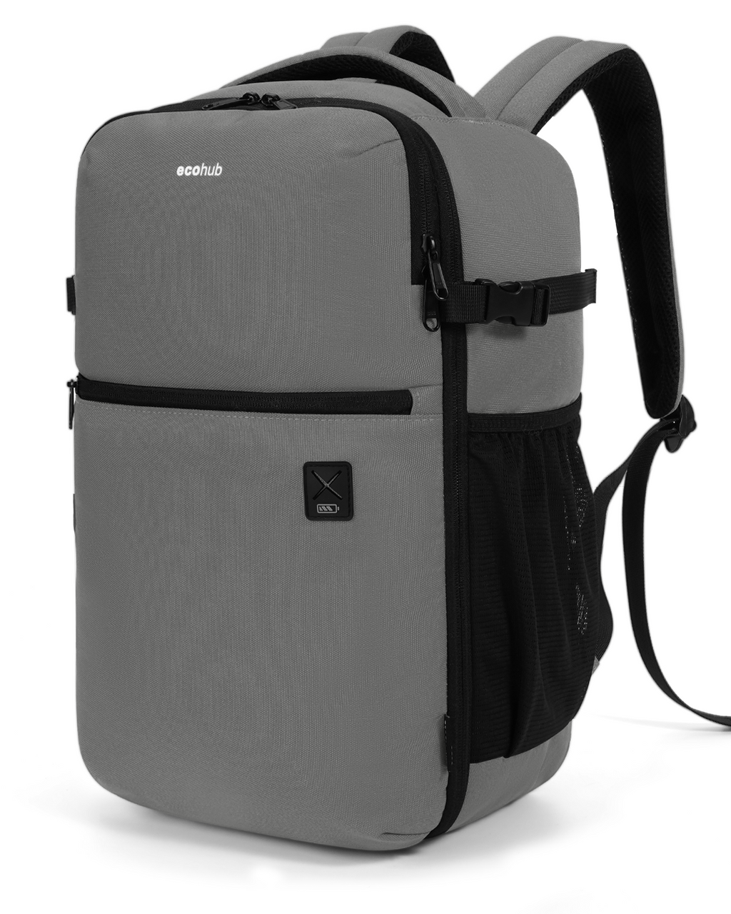ECOHUB for Ryanair Cabin Bags 40x20x25, Underseat Travel Backpack with Anti-Theft Pocket, Cabin Size Carry on Bag for Airplanes, Water-Resistant Hand Luggage Bag with Laptop Compartment, 20L