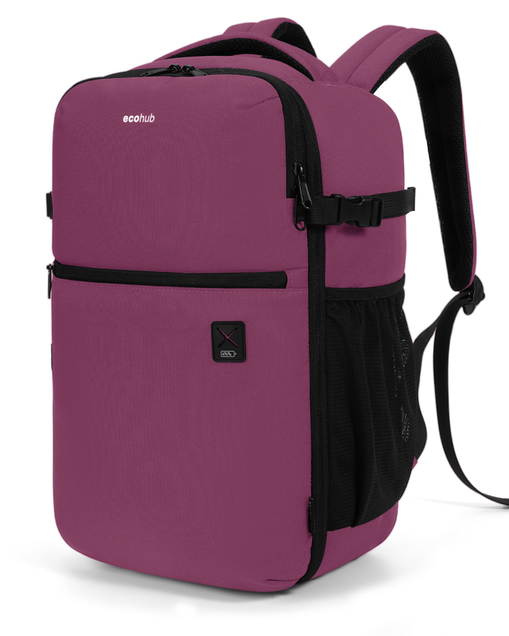 ECOHUB for Ryanair Cabin Bags 40x20x25, Underseat Travel Backpack with Anti-Theft Pocket, Cabin Size Carry on Bag for Airplanes, Water-Resistant Hand Luggage Bag with Laptop Compartment, 20L