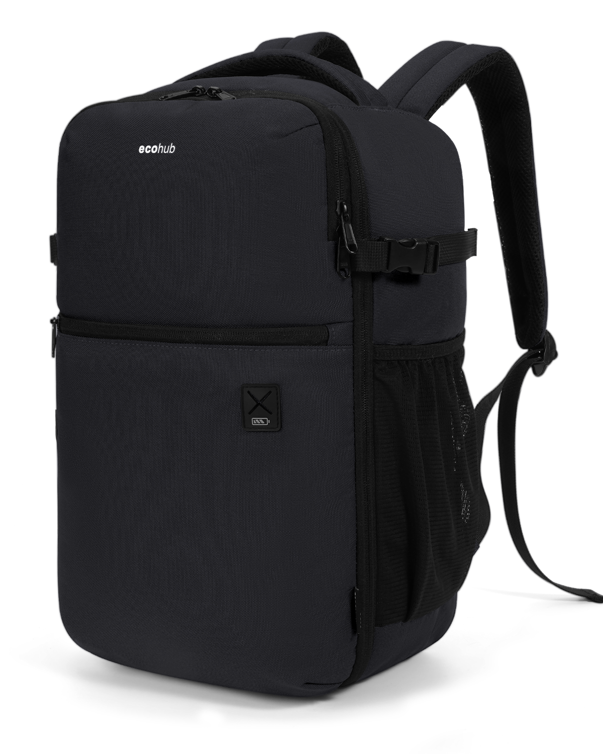 ECOHUB for Ryanair Cabin Bags 40x20x25, Underseat Travel Backpack with Anti-Theft Pocket, Cabin Size Carry on Bag for Airplanes, Water-Resistant Hand Luggage Bag with Laptop Compartment, 20L