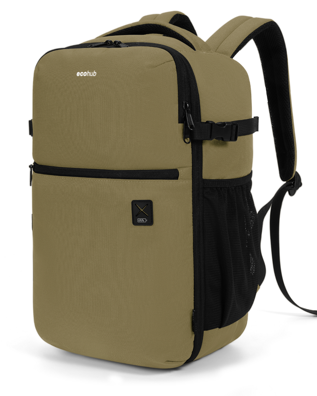 ECOHUB for Ryanair Cabin Bags 40x20x25, Underseat Travel Backpack with Anti-Theft Pocket, Cabin Size Carry on Bag for Airplanes, Water-Resistant Hand Luggage Bag with Laptop Compartment, 20L