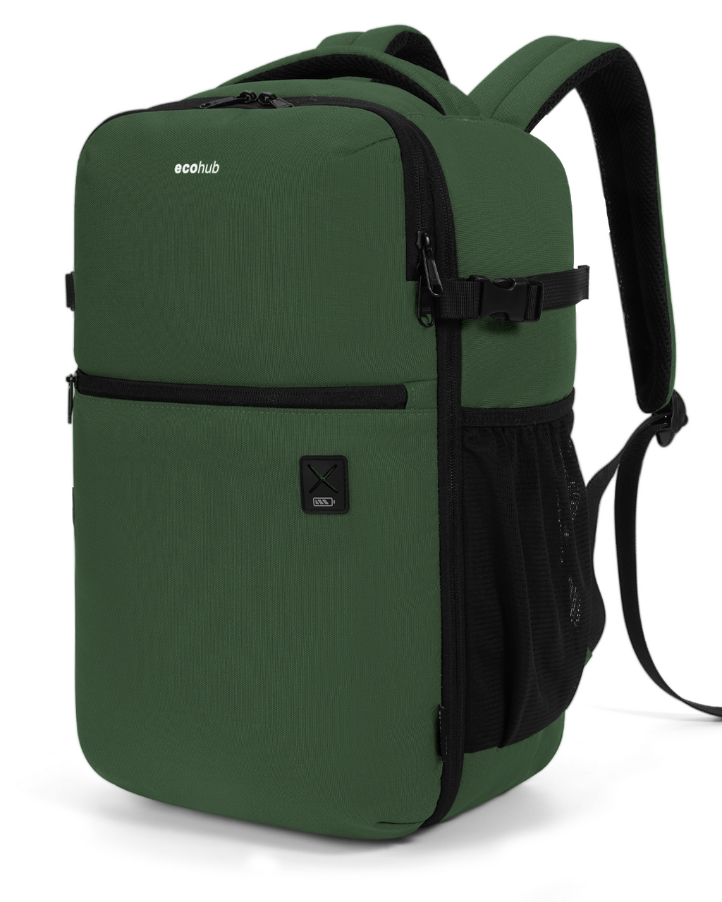 ECOHUB for Ryanair Cabin Bags 40x20x25, Underseat Travel Backpack with Anti-Theft Pocket, Cabin Size Carry on Bag for Airplanes, Water-Resistant Hand Luggage Bag with Laptop Compartment, 20L