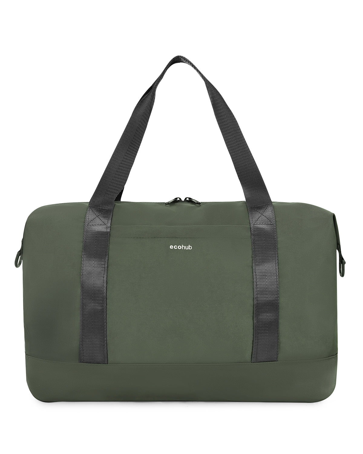 ECOHUB Ryanair Cabin Bags 40x30x20, 24L Underseat Hand Luggage Bag, Foldable Carry On Bag with Removable Wet Pocket, Water-Resistant Overnight Hospital Weekend Bag for Women, Green (Patent Pending)