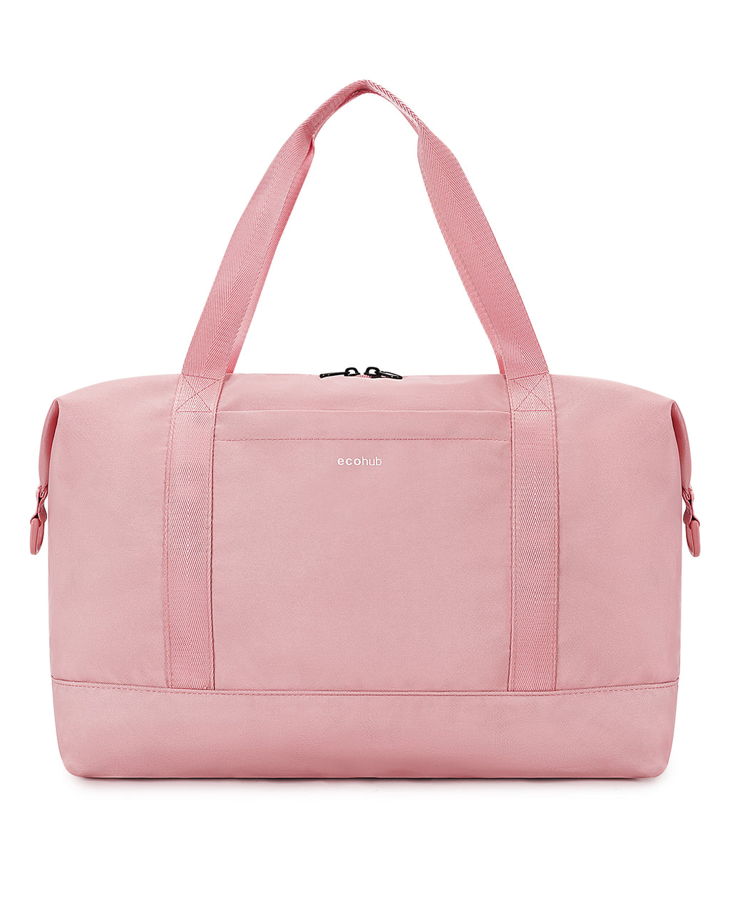 ECOHUB Ryanair Cabin Bags 40x30x20, 24L Underseat Hand Luggage Bag, Foldable Carry On Bag with Removable Wet Pocket, Water-Resistant Overnight Hospital Weekend Bag for Women, Pink (Patent Pending)