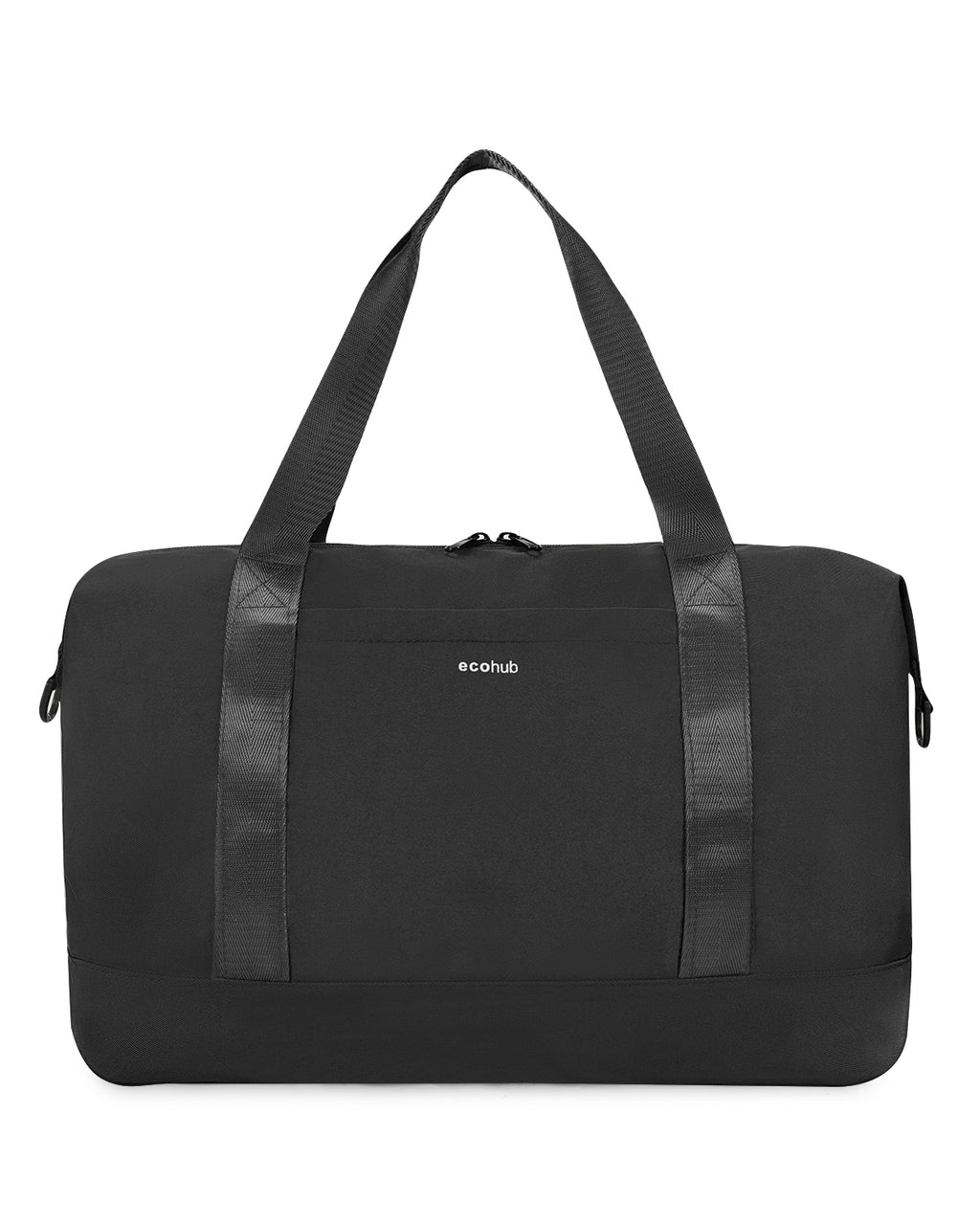 ECOHUB Ryanair Cabin Bags 40x30x20, 24L Underseat Hand Luggage Bag, Foldable Carry On Bag with Removable Wet Pocket, Water-Resistant Overnight Hospital Weekend Bag for Women, Black (Patent Pending)