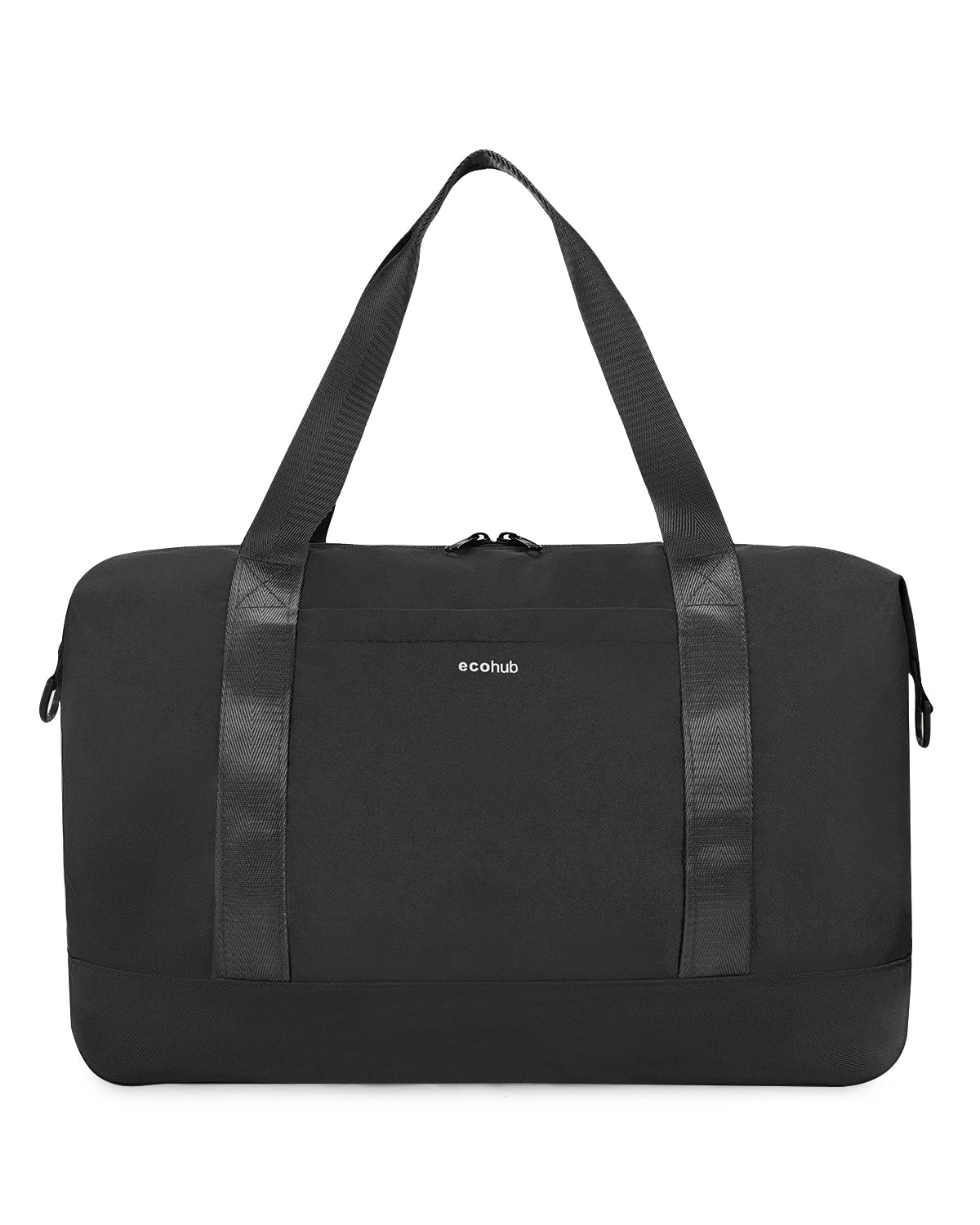 ECOHUB Ryanair Cabin Bags 40x30x20, 24L Underseat Hand Luggage Bag, Foldable Carry On Bag with Removable Wet Pocket, Water-Resistant Overnight Hospital Weekend Bag for Women, Black (Patent Pending)