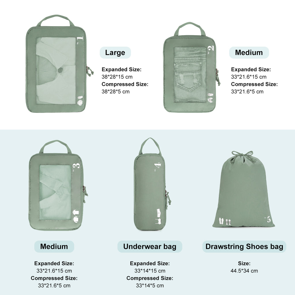 ECOHUB Compression Packing Cubes