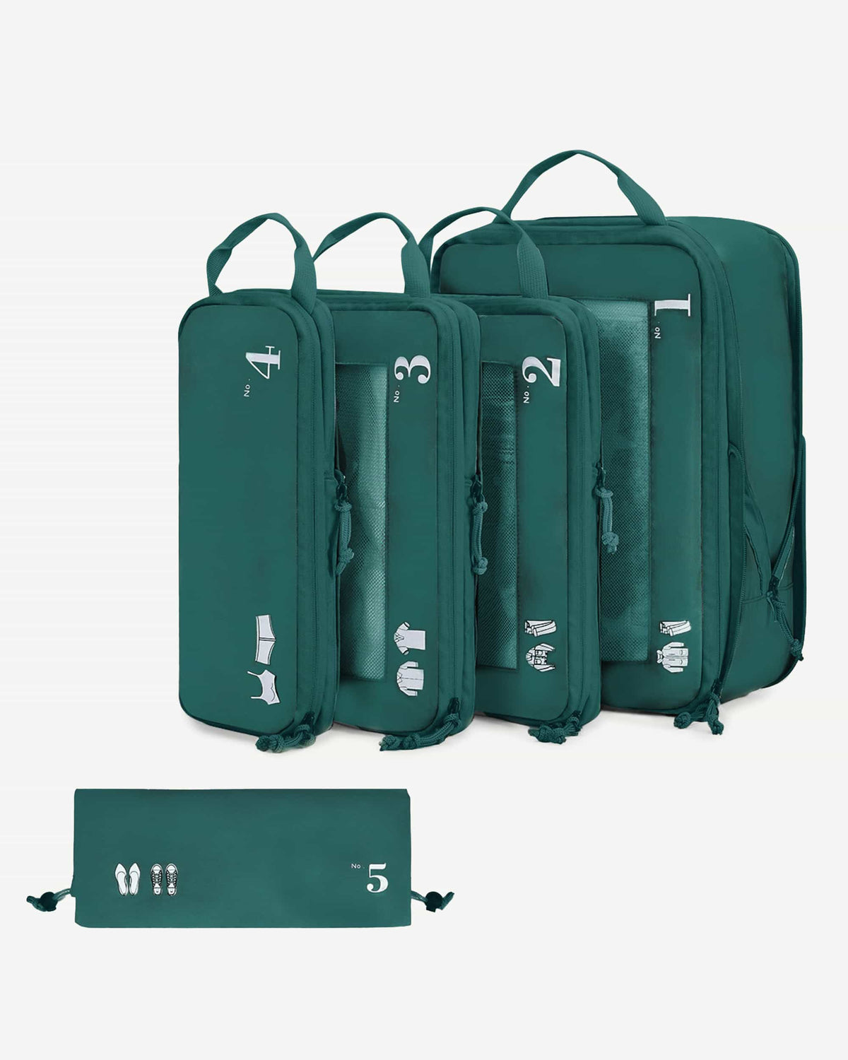 5-Piece Compression Packing Cubes Set
