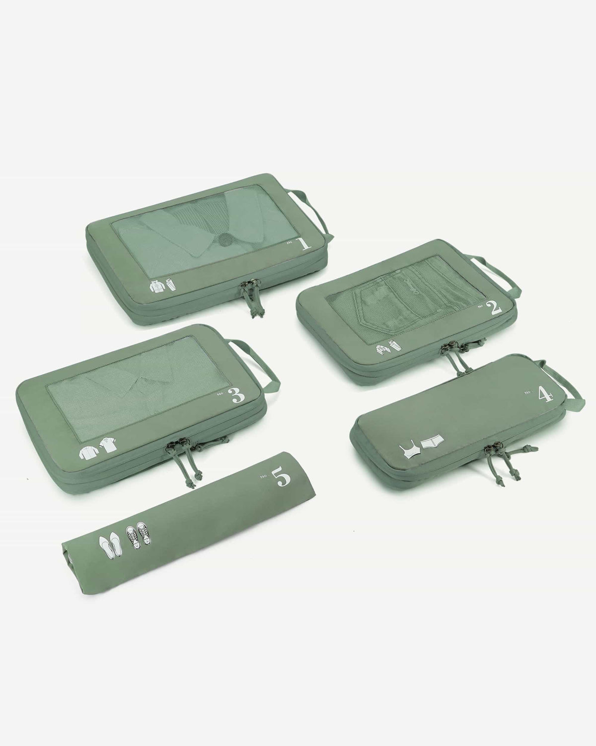 5-Piece Compression Packing Cubes Set