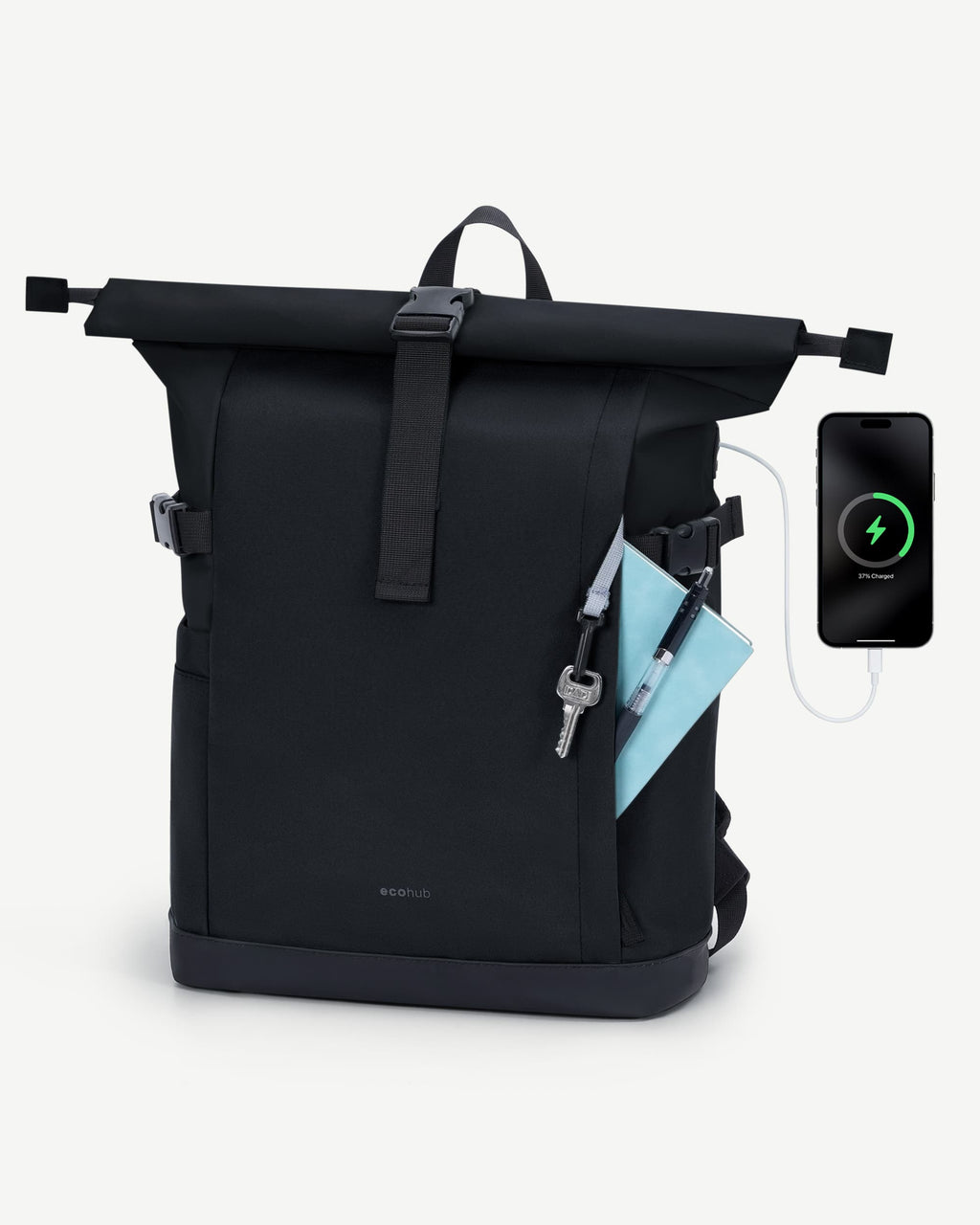 Rolltop Laptop Backpack for Work & Travel