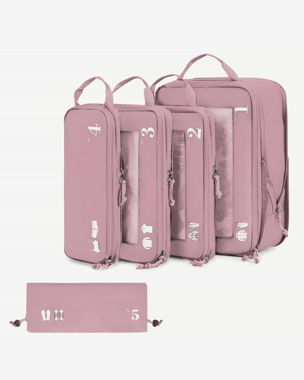 5-Piece Compression Packing Cubes Set
