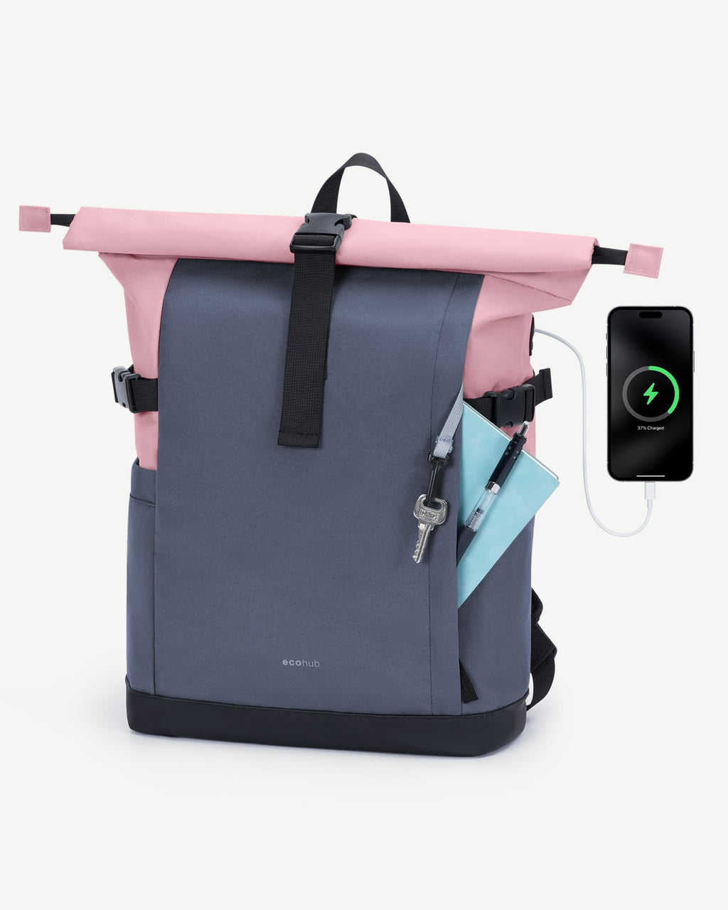 Rolltop Laptop Backpack for Work & Travel
